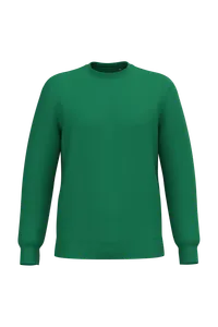 Sweat-shirt recyclé col rond unisexe - Kariban | Kelly Green
