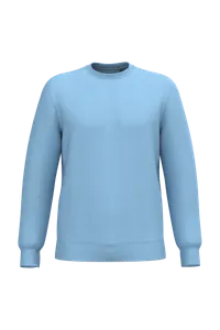 Sweat-shirt recyclé col rond unisexe - Kariban | Sky Blue