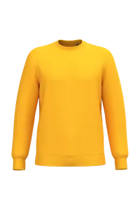 Sweat-shirt recyclé col rond unisexe - Kariban | Yellow