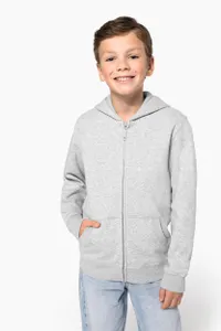 Sweat-shirt recyclé zippé à capuche enfant - Kariban