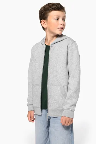 Sweat-shirt recyclé zippé à capuche enfant - Kariban