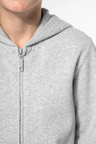 Sweat-shirt recyclé zippé à capuche enfant - Kariban