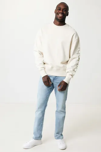 Sweater à col rond en coton recyclé à personnaliser Iqoniq Kruger - iqoniq