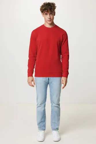 Sweater à col rond en coton recyclé à personnaliser Iqoniq Zion - iqoniq