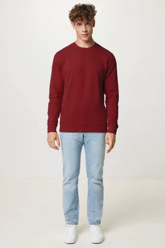 Sweater à col rond en coton recyclé à personnaliser Iqoniq Zion - iqoniq