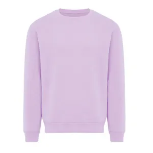 Sweater à col rond en coton recyclé IQONIQ Torla - iqoniq | Lavender