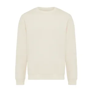 Sweater à col rond en coton recyclé IQONIQ Torla - iqoniq | Natural raw
