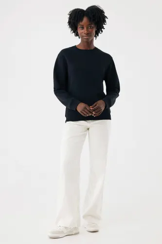 Sweater à col rond en coton recyclé IQONIQ Torla - iqoniq