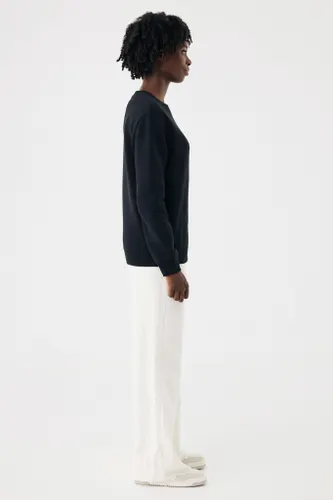 Sweater à col rond en coton recyclé IQONIQ Torla - iqoniq