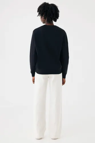 Sweater à col rond en coton recyclé IQONIQ Torla - iqoniq