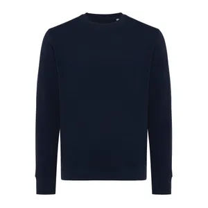 Sweater léger à col rond en coton recyclé personnalisé Iqoniq Etosha - iqoniq