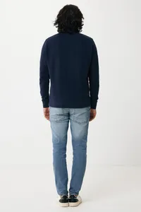 Sweater léger à col rond en coton recyclé personnalisé Iqoniq Etosha - iqoniq