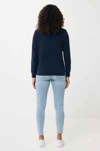 Sweater léger à col rond en coton recyclé personnalisé Iqoniq Etosha - iqoniq
