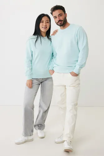 Sweater léger à col rond en coton recyclé personnalisé Iqoniq Etosha - iqoniq