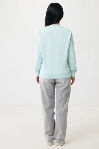 Sweater léger à col rond en coton recyclé personnalisé Iqoniq Etosha - iqoniq