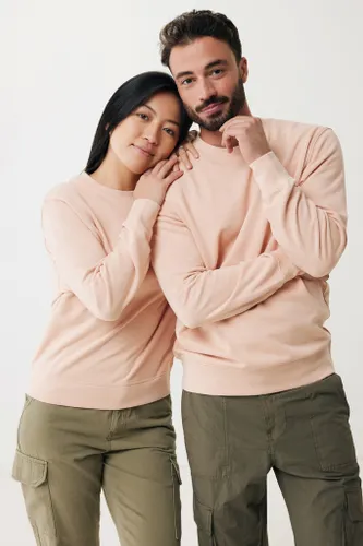 Sweater léger à col rond en coton recyclé personnalisé Iqoniq Etosha - iqoniq