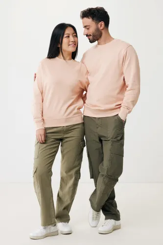 Sweater léger à col rond en coton recyclé personnalisé Iqoniq Etosha - iqoniq