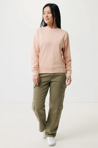 Sweater léger à col rond en coton recyclé personnalisé Iqoniq Etosha - iqoniq