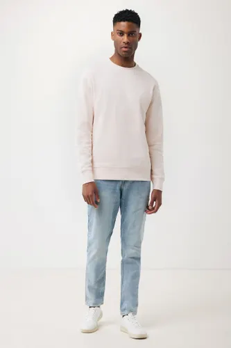 Sweater léger à col rond en coton recyclé personnalisé Iqoniq Etosha - iqoniq