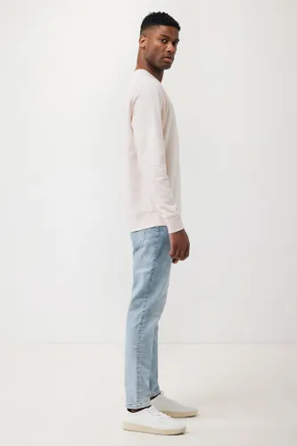 Sweater léger à col rond en coton recyclé personnalisé Iqoniq Etosha - iqoniq