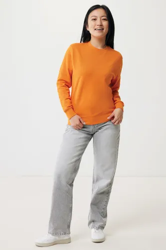 Sweater léger à col rond en coton recyclé personnalisé Iqoniq Etosha - iqoniq