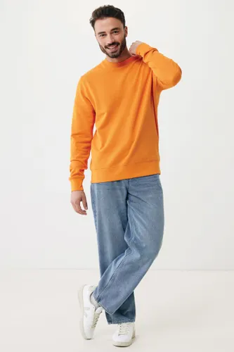 Sweater léger à col rond en coton recyclé personnalisé Iqoniq Etosha - iqoniq
