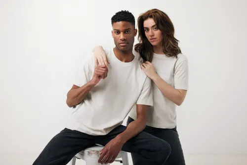 T-shirt coupe boxy en coton recyclé personnalisé Iqoniq Teide - Iqoniq