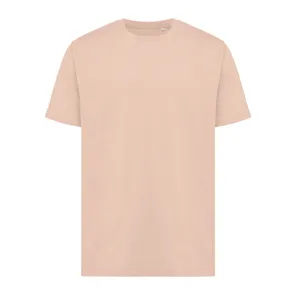 T-shirt coupe décontractée en coton recyclé personnalisable Iqoniq Kakadu - iqoniq | Peach nectar