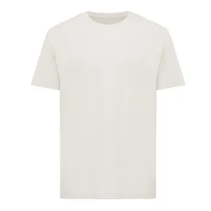 T-shirt coupe décontractée en coton recyclé personnalisable Iqoniq Kakadu - iqoniq | Ivory white