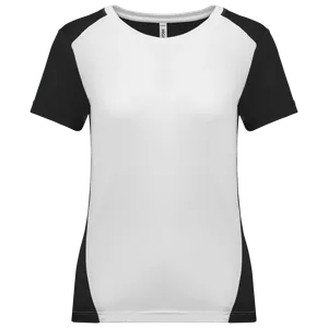 T-shirt de sport écoresponsable bicolore femme - PROACT®