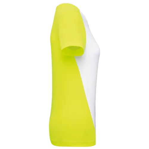 T-shirt de sport écoresponsable bicolore femme - PROACT®