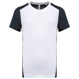 T-shirt de sport écoresponsable bicolore homme - PROACT® | White / Navy