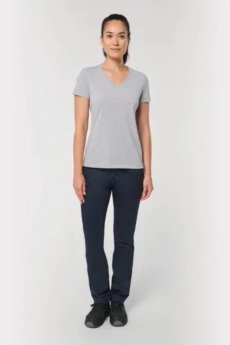 T-shirt écoresponsable col V antibactérien femme - WK. Designed To Work