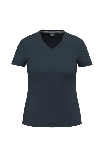T-shirt écoresponsable col V antibactérien femme - WK. Designed To Work
