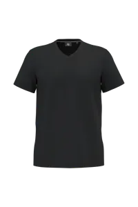 T-shirt écoresponsable col V antibactérien homme - WK. Designed To Work | Black