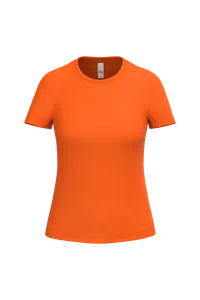 T-shirt femme personnalisé iDeal150 - iDeal Basic Brand | Ideal Orange