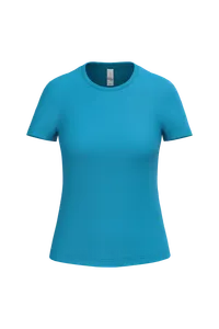 T-shirt femme personnalisé iDeal150 - iDeal Basic Brand | Ideal Atoll Blue