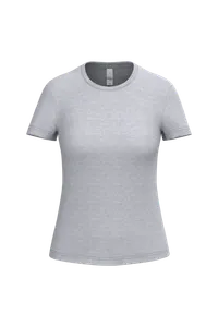 T-shirt femme personnalisé iDeal150 - iDeal Basic Brand | Ideal Oxford Grey