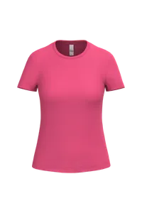 T-shirt femme personnalisé iDeal190 - iDeal Basic Brand | Ideal Fuchsia