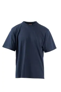 T-shirt homme à manches courtes 100 % coton biologique - COOL | Bleu marine