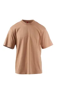 T-shirt homme à manches courtes 100 % coton biologique - WAVE | Noisette