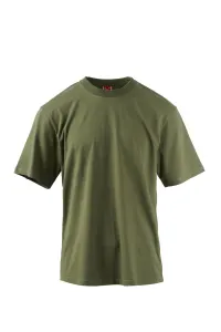 T-shirt homme à manches courtes 100 % coton biologique - WAVE | Vert militaire