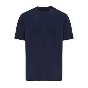 T-shirt lourd en coton recyclé IQONIQ Nikko - iqoniq | Bleu marine