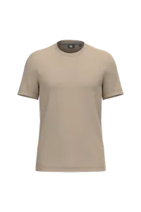 T-shirt à traitement antibactérien homme - WK. Designed To Work | Light Sand
