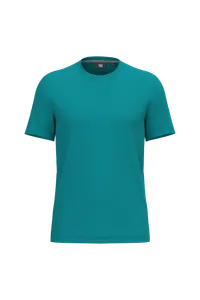T-shirt à traitement antibactérien homme - WK. Designed To Work | Teal Blue