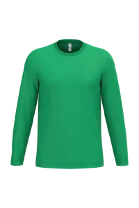 T-shirt personnalisé LSL unisexe iDeal150 - iDeal Basic Brand | Ideal Kelly Green
