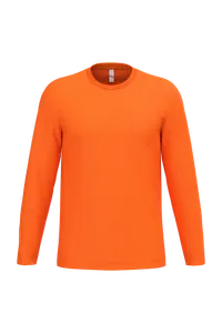 T-shirt personnalisé LSL unisexe iDeal150 - iDeal Basic Brand | Ideal Orange
