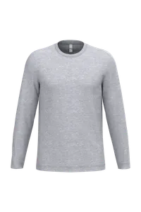 T-shirt personnalisé LSL unisexe iDeal150 - iDeal Basic Brand | Ideal Oxford Grey