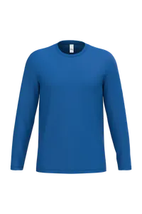 T-shirt personnalisé LSL unisexe iDeal190 - iDeal Basic Brand | Ideal Royal Blue