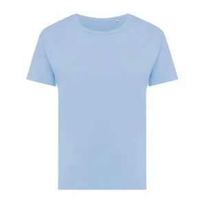 T-shirt pour femmes en coton recyclé personnalisable Iqoniq Yala - iqoniq | Sky blue